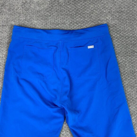 Figs Livingston Scrub Pants Womens Large Petite Blue Technical Collection LP - Picture 4 of 11
